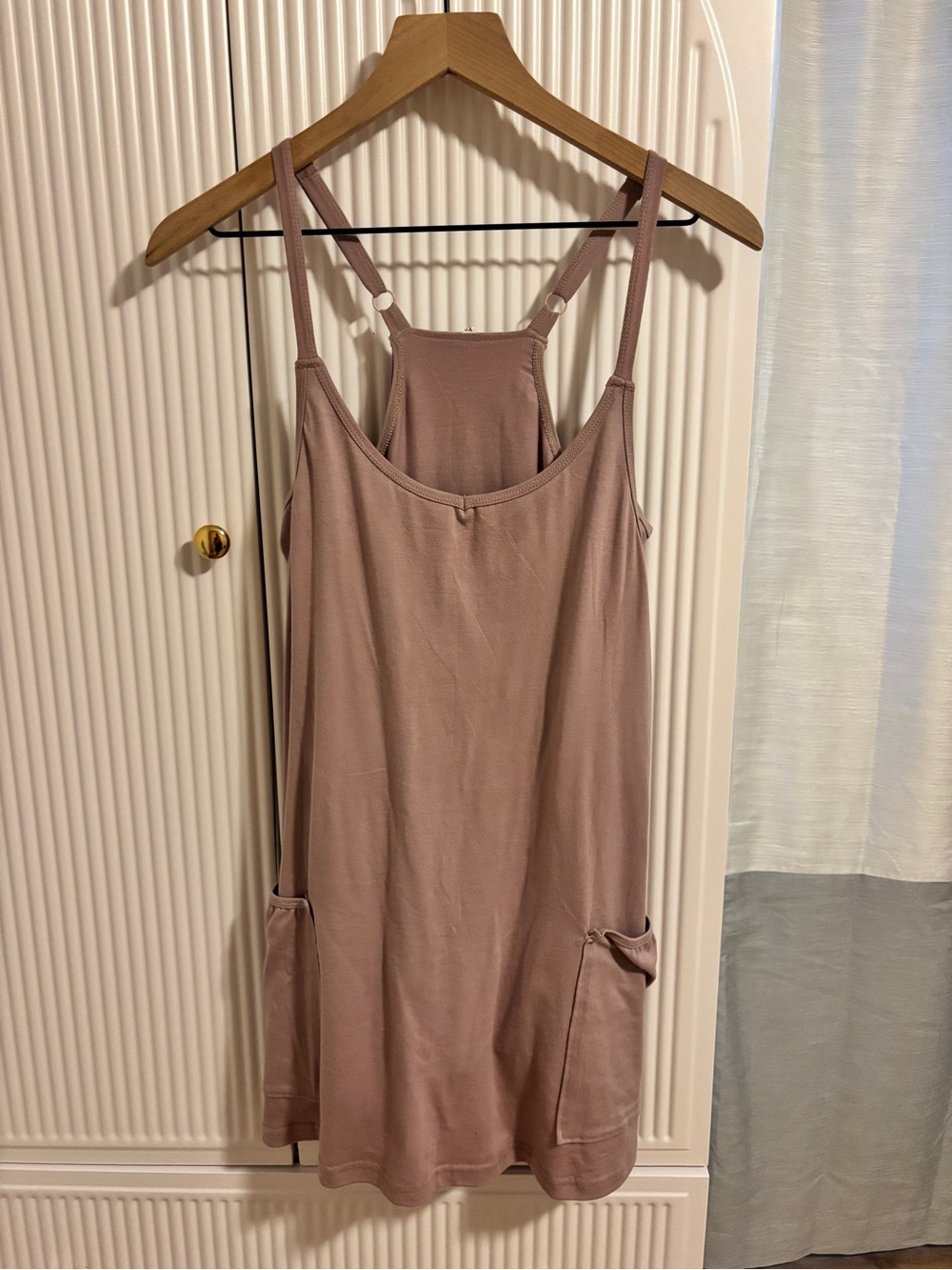 Amazon Women’s Mauve Pink Pocket Tank Dress